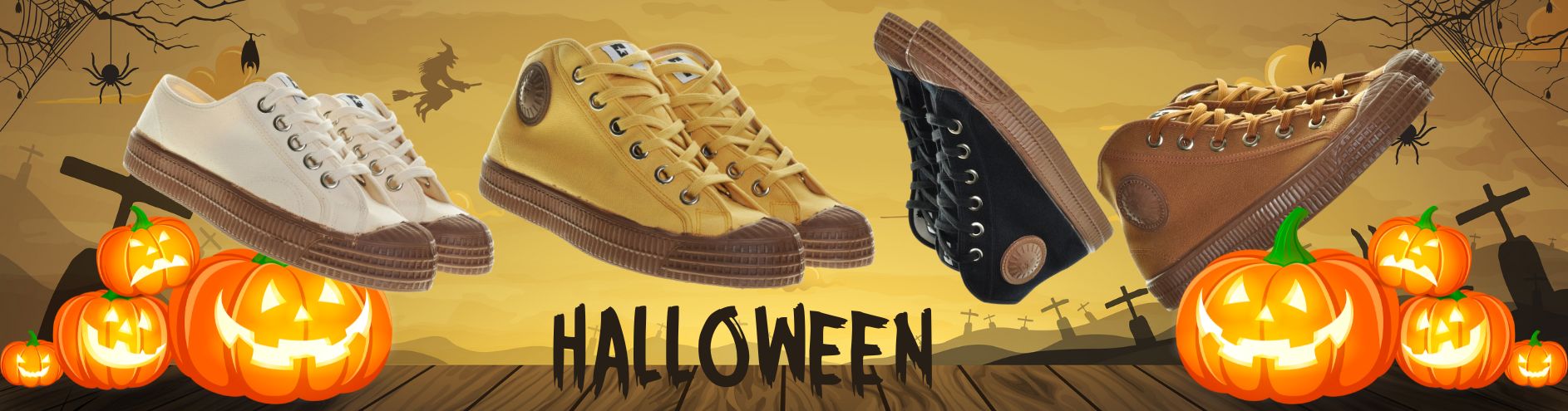 Foempies Brown Heritage sneakers - Halloween